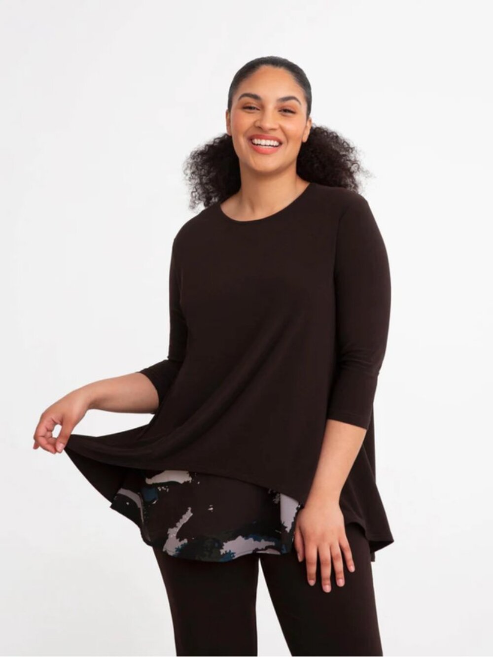 Nu Whisper Split Back Top Size 1X